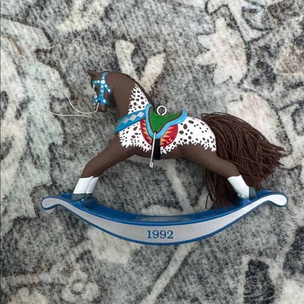 Hallmark 1992 Rocking Horse Ornament